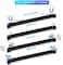 THLIFURE Black Light Bar 10W 1ft LED Blacklight for Fluorescent Tapestry Poster Body Paint Glow Party UV Strip Lights for Cabinet and Display Magnetic 2 Pack