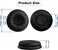 Callez Ear Cushions for Plantronics Headset Replacement 50mm Ear Pads Designed for Headphone Plantronics HW251N HW261N HW510 Blackwire C320 3210 3220 Jabra Pro 920 9450 GN 2000 9125 Biz 2400II 2300 (1