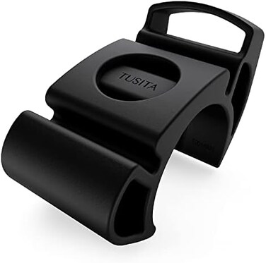 TUSITA Bicycle Mount Compatible with Garmin, Apple Watch Ultra, Polar - Sport Watch Bike Handlebar Bracket Holder