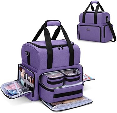 BAFASO Cosmetic Bag Makeup Bag, Purple