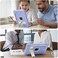 جرابات SIBEITU لأجهزة iPad من الجيل السادس للأطفال، جراب iPad من الجيل الخامس 9.7 بوصة مع حامل قلم، جراب iPad 9.7 بوصة مع مسند للأولاد والبنات، جراب iPad متين وعالي التحمل للجيل السادس/الخامس 2017/201