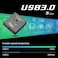 eKL USB 3.0 Switch Selector 2 Computers Sharing 1 USB Peripheral Mouse Keyboard Printer Scanner with 2 Pack USB A to B Cables