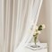 Bujasso Beige 90% Blackout Curtains with Sheer Overlay Mix and Match Double Layer Thermal Insulated Window Panels 84 inch for Living Room Bedroom Beige Drapes with Tiebacks Grommet Top 37" Wx84 Lx2