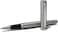 BEILUNER Luxury Silver Grey Rollerball Pen with Chrome Trim, Schmidt Ink Refill, Gift Case, Best for Men's Executive Office, Unisex