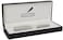 BEILUNER Luxury Silver Grey Rollerball Pen with Chrome Trim, Schmidt Ink Refill, Gift Case, Best for Men's Executive Office, Unisex