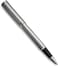 BEILUNER Luxury Silver Grey Rollerball Pen with Chrome Trim, Schmidt Ink Refill, Gift Case, Best for Men's Executive Office, Unisex