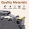 Hehua 18mm 0.7 Laminated Yellow Tape Compatible for Brother P-Touch TZe-641 TZe641 TZ641 TZ641 TZe TZ Label Tape for Ptouch PT D400 D600 P710bt, 3/4'' x 26.2ft Black on Yellow, 3 Pack