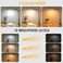 Voncerus AONELAS LED Desk lamp with Clamp,Eye-Caring Clip on Lights for Home Office,3 Modes 10 Brightness,Long Flexible Gooseneck,Metal,Swing Arm Architect Task Table Lamps with USB Adapter,Black