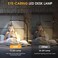 Voncerus AONELAS LED Desk lamp with Clamp,Eye-Caring Clip on Lights for Home Office,3 Modes 10 Brightness,Long Flexible Gooseneck,Metal,Swing Arm Architect Task Table Lamps with USB Adapter,Black