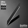 Beaditive Detail Craft Knife Blades (30 pcs- 30 Degree Snap-Off Utility Knife Blade - Art, Craft, Model Making (Ultra Sharp Black