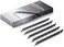 Beaditive Detail Craft Knife Blades (30 pcs- 30 Degree Snap-Off Utility Knife Blade - Art, Craft, Model Making (Ultra Sharp Black
