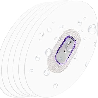 LiangMai Dexcom G6 Adhesive Patches - 20 Pack WaterproofTransparent Overpatch CGM Stickers for G6 10-14 Days Long Stay Fixation Monitor Protection, Easy to Use Pre-Cut Adhesive Tape