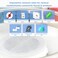 AquaPure - Fruit and Vegetable Washing Machine, Fruit Cleaner Device That Cleans Fresh Produce in Water, Waterproof Fruit and Vegetable Cleaner, Fruit and veggie Purifier, 3.94 x 1.97 in, WhiteGrey