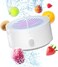 AquaPure - Fruit and Vegetable Washing Machine, Fruit Cleaner Device That Cleans Fresh Produce in Water, Waterproof Fruit and Vegetable Cleaner, Fruit and veggie Purifier, 3.94 x 1.97 in, WhiteGrey