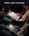 مصباح قراءة بقوة 86 لوكس، مصباح كتاب قابل لإعادة الشحن للقراءة في السرير، مصباح LED خفيف الوزن للغاية يُثبّت على فاصل الكتب، مزود بثلاثة ألوان كهرمانية، وخاصية التعتيم التدريجي للقراءة الليلية لمحبي ا