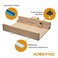طقم منزلق منشار الطاولة POWERTEC 71673 مع مسارات T، وقضبان مائلة، ومقبض، ومجموعة براغي وصواميل