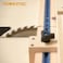 طقم منزلق منشار الطاولة POWERTEC 71673 مع مسارات T، وقضبان مائلة، ومقبض، ومجموعة براغي وصواميل