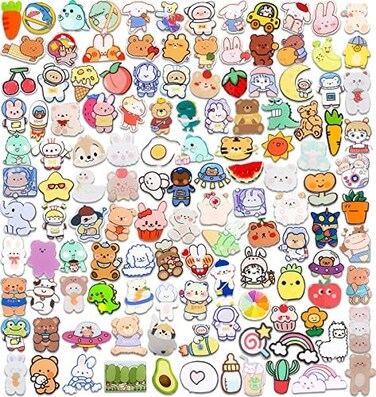 JOYEONDEF 60 Pcs Mixed Acrylic Brooch Pins Set,Cute Pins for Backpacks，Aesthetic Pins for Backpack，Bags, Hoodies, Hats, Jackets Kawaii Stuff,A Gift for Girls, Acrylic