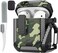 Maxjoy for AirPods 2nd Generation Case Cover, AirPods Case with Lock Gen 2 Hard Shell Rugged Shockproof Protective Cover with Keychain Cleaner Kit Compatible with Apple AirPods2 AirPods1, Green Camo