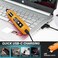 أداة دوارة لاسلكية من جينلسون، مزودة ببطارية سعة 2000 مللي أمبير، و5 سرعات، وشحن USB-C، ومجموعة أدوات دوارة مع 70 ملحقًا، أداة دوارة متعددة الأغراض بقوة 3.7 فولت للصنفرة والتلميع والنقش والأعمال اليدو