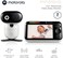 Motorola Nursery Baby PIP1610 HD - 5" Motorized Video Baby Monitor w/Camera, Wall Mount, 1000ft Range, Two-Way Audio, Room Temperature Monitoring - Private Connection (No Wi-Fi, Does Not Use App