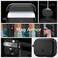 Spigen Mag Armor Mag Fit designed for Airpods Pro 2nd Generation case compatible with MagSafe Airpods Pro 2 case cover with Keychain (Magnets Embedded- Matte Black