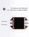 MOYUART Dual Laptop Holder Vertical Laptop Stand, 2 Slots MacBook Stand Wood,Wooden Laptop Stand,Vertical Laptop Holder for Desk, Widen Dock Fits All MacBook/Surface pro(Black Walnut