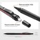 Nicpro Black Art Mechanical Pencil Set, 5PCS Metal Drafting Pencils 0.3, 0.5, 0.7, 0.9 mm2mm Graphite Lead Holder For Sketching Drawing With 9 Tubes (4B 2B HB 2H ColorsLead Refills Erasers Case