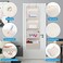 MAX Houser 4-Shelf Over The Door Hanging Organizer with 2 Metal Hooks, 4 Pocket Swing-Proof Behind Door Organizers with Clear Windows for Nursery Bathroom Closet,Dorm,Baby Diapers, Kids Toys (Beige