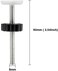 AMORBASE Baby Gate Spindle Rods 8mm(M8- Replacement Threaded Screw Bolts Hardware Parts Kit Wall Protector for Pet Pressure Mounted Safety DoorBaby Stair Gates ( Black-