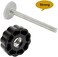 AMORBASE Baby Gate Spindle Rods 8mm(M8- Replacement Threaded Screw Bolts Hardware Parts Kit Wall Protector for Pet Pressure Mounted Safety DoorBaby Stair Gates ( Black-