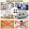 BALEINE 16 Pack Silicone Chair Leg Floor Protectors, Furniture Pads, ClearLarge, Non-Slip Rubber Grip, Cylindrical Shape