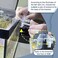 driamor Aquarium Light Riser Adjustable, Clear Acrylic Fish Tank LED Light Stand Aquarium Lamp Holder Bracket Kit 2pcs Transparent Support for Width 2.5-4.4 Inches Light with Extendable Bracket