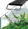 driamor Aquarium Light Riser Adjustable, Clear Acrylic Fish Tank LED Light Stand Aquarium Lamp Holder Bracket Kit 2pcs Transparent Support for Width 2.5-4.4 Inches Light with Extendable Bracket