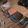 BULLIANT Small Card Wallet for Men, Slim Front Pocket Wallet Money Clip Card Holder 3.8''x2.7'', Pop-up Access, Gift Boxed