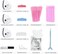 LASHVIEW Lash Lift Kit,Lash Lift,Professional Eyelash Perm Kit,Liquid Set,Semi-Permanent,Curling Perming,Wave Lift Extension Perm Set,10 Times