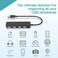 Vrllinking USB Hub,4 Port USB 2.0 Adapter USB Splitter,Multi USB Port Expander for iMac Pro, MacBook Air, Mac Mini/Pro, Surface Pro, Notebook PC, Laptop, USB Flash Drives and Mobile