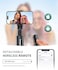 Sensyne 60" Phone TripodSelfie Stick, Lightweight All in One Phone Tripod Integrated with Wireless Remote Compatible with All Cell Phones for Selfie/Video Recording/Photo/Live Stream/Vlog（Black