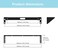 QiaoYoubang 2U Foldable Wall Mount Patch Panel Bracket -Vertical Wall Mount Rack for 19 inches Networking Equipments Including Hardware