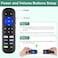 جهاز تحكم عن بعد من Yimaut لأجهزة Roku و Roku TV، بما في ذلك Roku 1 و 2 و 3 و 4 و Roku Express و Roku Premiere و Roku Ultra و TCL و Hisense و Onn Element و Sharp و Philips Roku TV. غير متوافق مع Roku