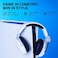 HyperX Cloud Stinger 2 Core - Gaming Headset for Playstation, Lightweight Over-Ear Headset with mic, Swivel-to-Mute Function, 40mm Drivers - White