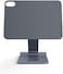 LULULOOK Foldable Magnetic Stand for iPad Mini 7/6, Adjustable Desk Tablet Holder, Aluminum Rotatable Floating Stand for Apple iPad Mini 7/6 Drawing, Viewing - Gray