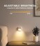 Lyridz Motion Sensor Night Light, Rechargeable Night Light USB Type-C, Removable Magnetic Stick on Cupboard, Stair, Hallway, Bedroom(3 Pack