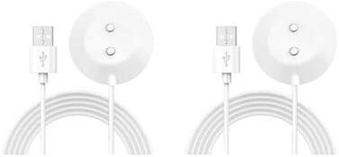 FitTurn 2 Pack Rose Charger Toys Replacement Charger, Standing Magnetic Adapter USB Cable Cord for Rose Wand only-12mm