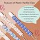 babeine Floral Pacifier Clips, 6 Pack Pacifier Holder Clips for Boys and Girls Fits for Most Pacifiers Brands, Teether Toys and Gift (Flower