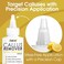 DeEnterprises, Inc. Callus Remover Gel, Extra Strength Foot Callus Remover, 8oz Salon Grade Home Pedicure Supplies for Rough, Dry, Cracked Skin, Heavy Duty Callus Remover for Feet, Lemon