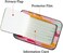GOWRAPS Luggage Tags for Suitcases-Leather Luggage Tag 4 Pack with Loops Cute Bag/Backpack/Suitcase Tags Pink Travel Accessories for Airport