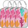 GOWRAPS Luggage Tags for Suitcases-Leather Luggage Tag 4 Pack with Loops Cute Bag/Backpack/Suitcase Tags Pink Travel Accessories for Airport