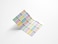 PinMaze Educational Math Cheat Sheet Laminated Card - Multiplication Division Addition Subtraction Table Chart Reference for Kids - Elementary Middle School Classroom (A4 size 11.69 x 8.27 inch