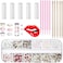 Sosation 377 Pieces Tooth Gem Kit Tooth Jewelry Kit DIY Fashionable Tooth Artificial Crystal Reflective Tooth for Halloween Christmas Teeth Party Decorations (Stylish Style